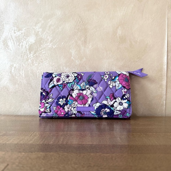 Vera Bradley RFID Wallet Crossbody in Enchanted Garden